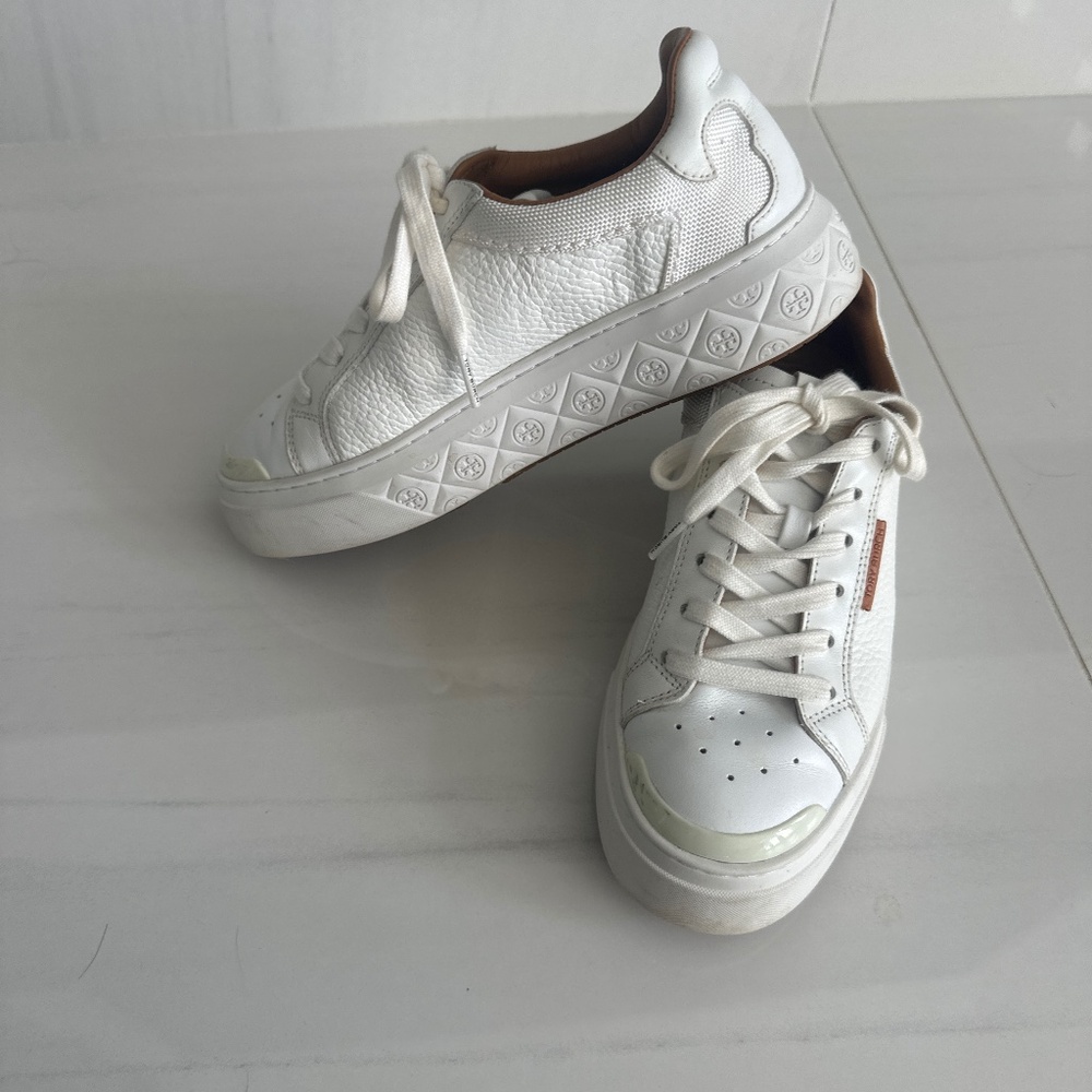 White sneakers